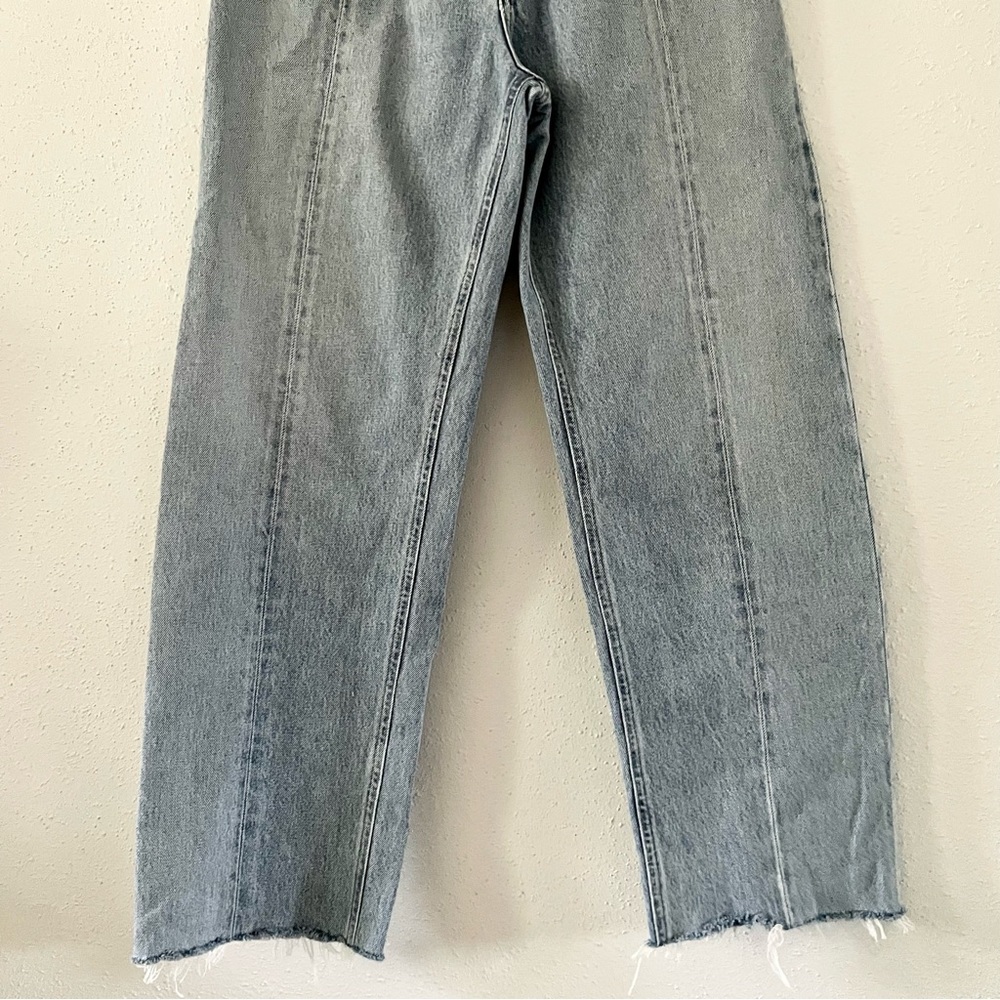 AGOLDE Women's Size 24 Pieced Angled Straight Leg Denim Jeans High Rise Matrix - Picture 7 of 14